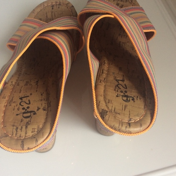 CORK High Heel/Wedge Sandals Size 5 - Picture 8 of 8